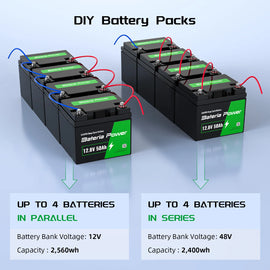 Innospo 12V 50Ah LiFePO4 marine battery - product image 2