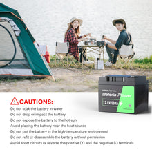 Load image into Gallery viewer, Innospo 12V 50Ah LiFePO4 marine battery - product image 6
