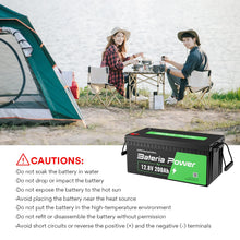 Load image into Gallery viewer, Innospo 12V 200Ah LiFePO4 marine battery - product image 7