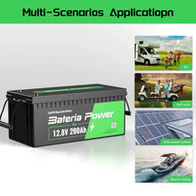 Load image into Gallery viewer, Innospo 12V 200Ah LiFePO4 marine battery - product image 6