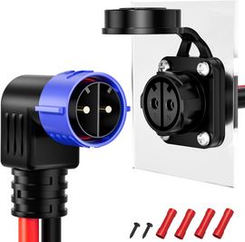 Innospo 50A elbow trolling motor plug and receptacle