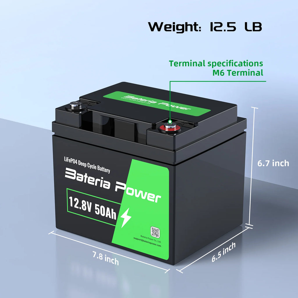 Innospo 12V 50Ah LiFePO4 marine battery - product image 5