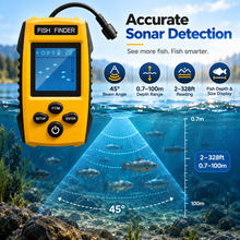Load image into Gallery viewer, Portable Handheld Sonar Fish Finder