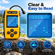 Load image into Gallery viewer, Portable Handheld Sonar Fish Finder