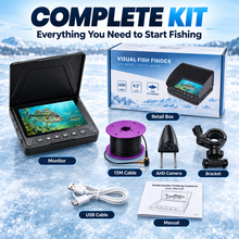 Load image into Gallery viewer, 4.5" AHD Underwater Fishing Camera
