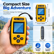 Load image into Gallery viewer, Portable Handheld Sonar Fish Finder