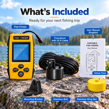 Load image into Gallery viewer, Portable Handheld Sonar Fish Finder