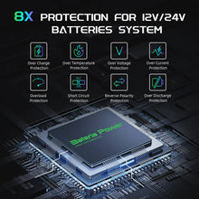Load image into Gallery viewer, Innospo 30A 12V-24V PWM solar charge controller - product image 3