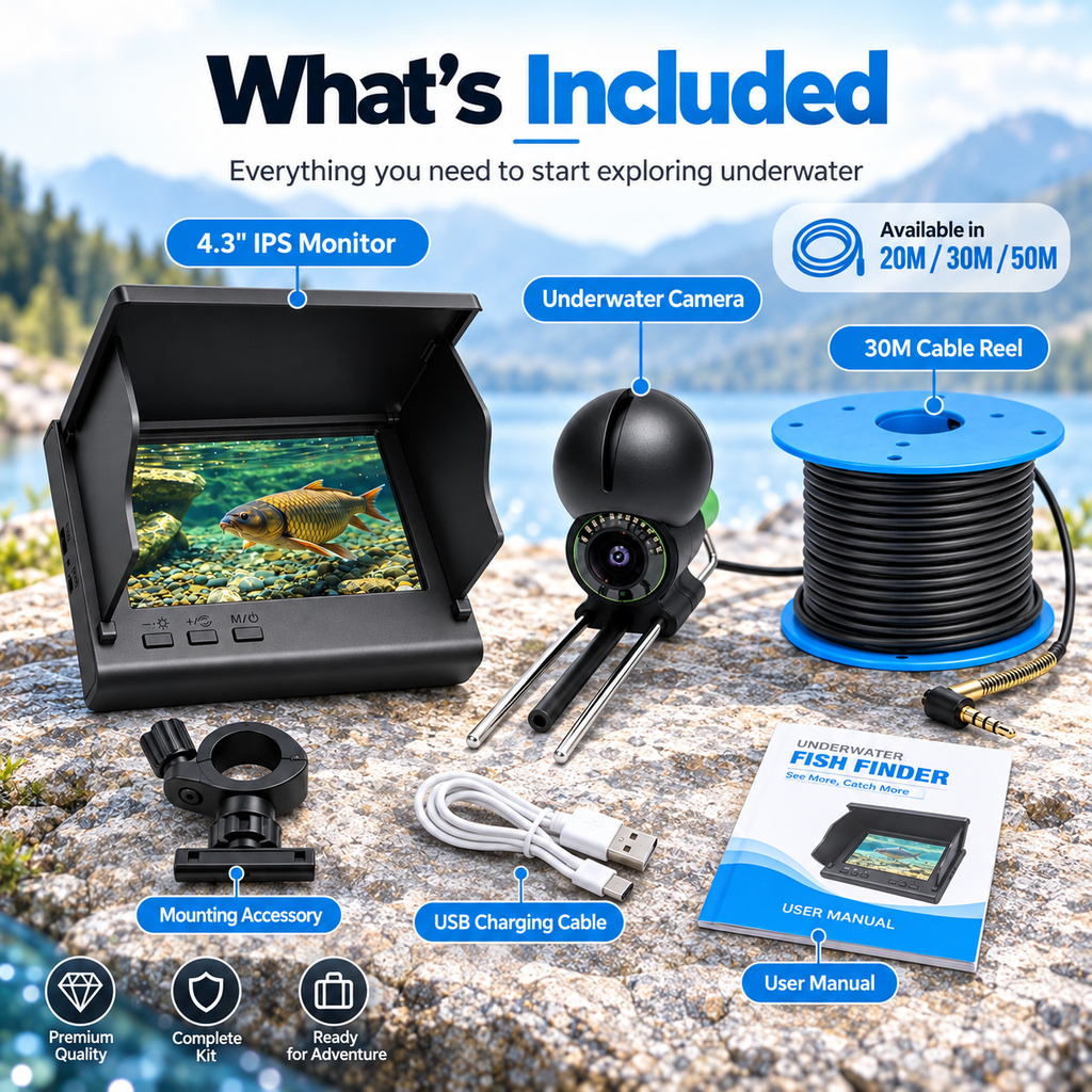 4.3" Underwater Fishing Camera