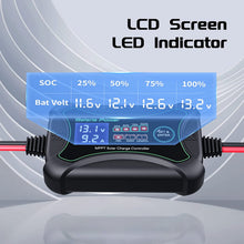 Load image into Gallery viewer, Innospo 10A 12V MPPT solar charge controller with SAE connector - product image 4