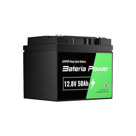 Innospo 12V 50Ah LiFePO4 marine battery