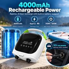 Load image into Gallery viewer, Innospo 20 PSI Rechargeable SUP Air Pump - Image 6